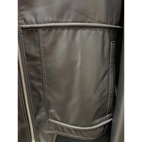 Áo khoác da, jacket nam Herme* HM cao cấp