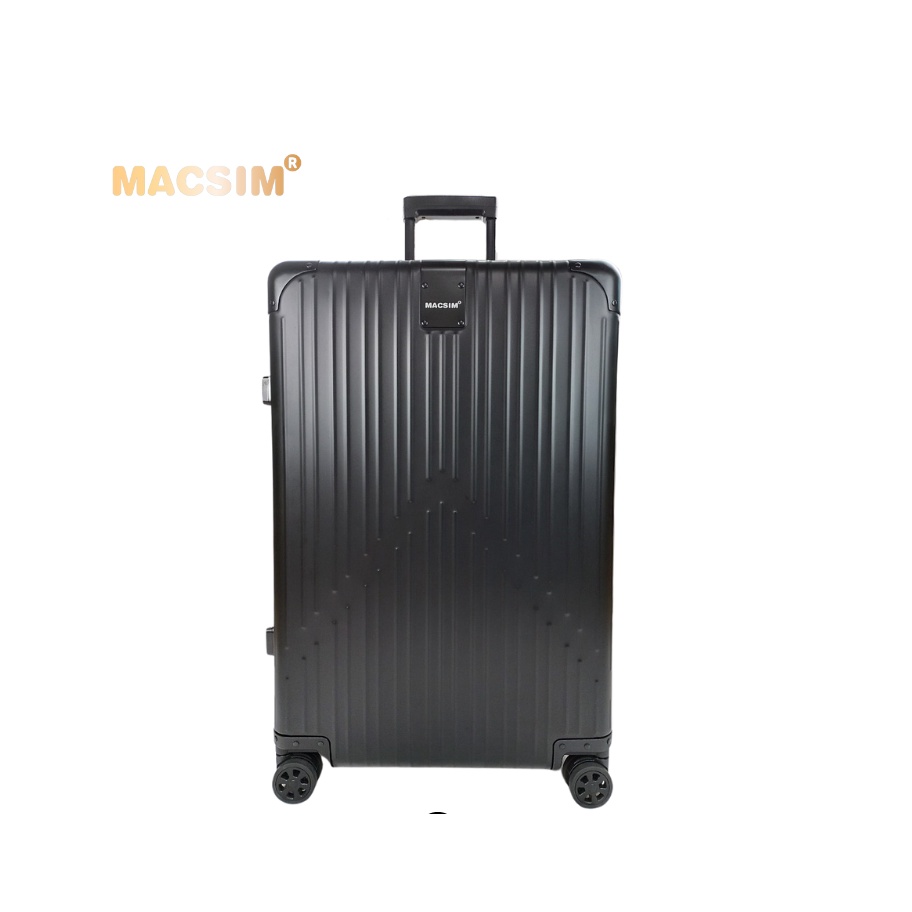 Vali hợp kim nhôm nguyên khối MS1104 Macsim cao cấp màu đen cỡ 29 inches