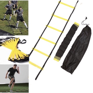 Thang dây thể thao tập luyện bóng đá 2,5m (6 thanh), nâng cao sức khoẻ thể lực