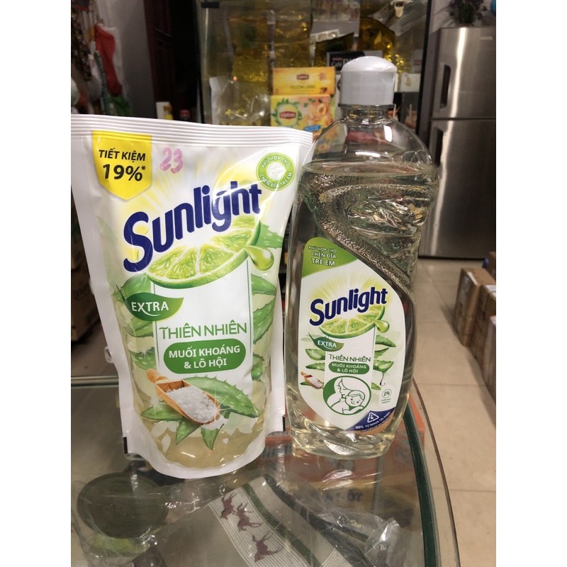 Nước rửa bát Sunlight túi 550g,750g, chai 750g