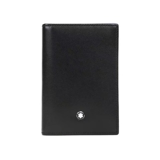 MONTBLANC Ví Da Bò Thật Siêu Nhẹ Chống Thấm Nước Chống Trầy Xước Thời Trang Phong Cách Mới 2022 Cho Nam