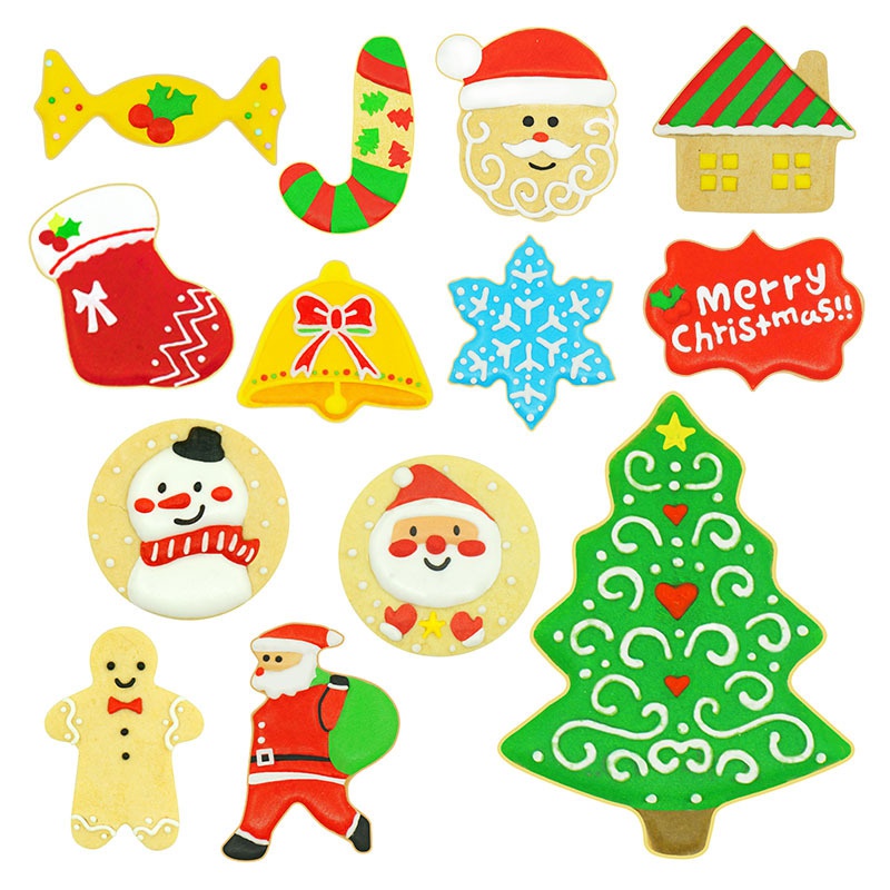 Set 8 khuôn cắt bánh quy làm từ thép không gỉ