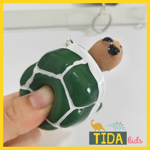 Móc Khóa Rùa Rụt Cổ ⚡ HOT TREND ⚡ Đồ Chơi Thò Thụt Đầu Rùa Xả Stress, Giảm Căng Thẳng, Đồ Chơi Giải Trí TIDA KIDS SHOP