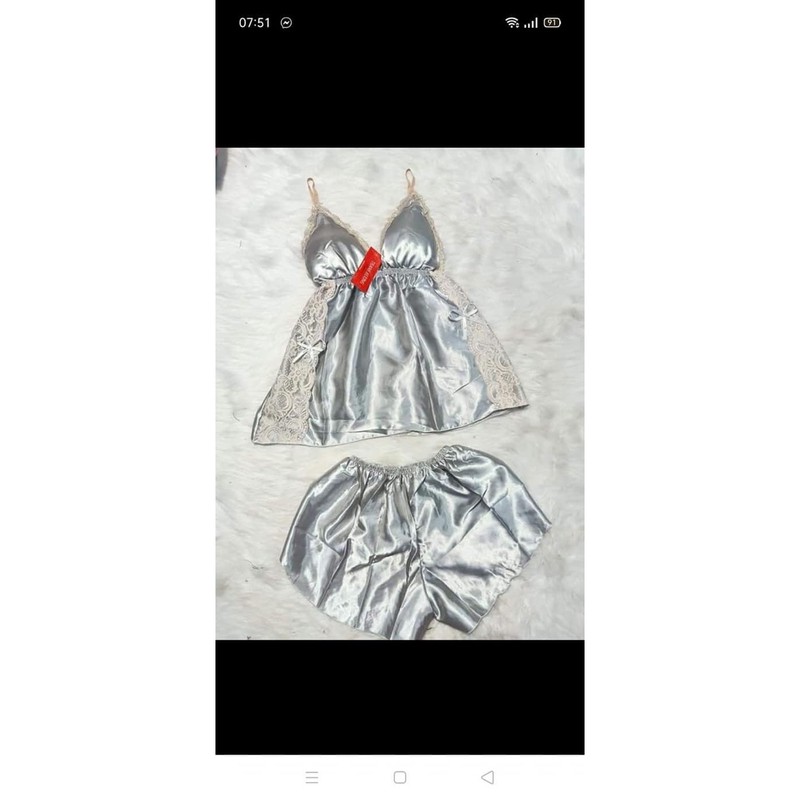 Đồ ngủ 2 dây sexy(SIZE 40-80KG), Đồ ngủ bigsize có mút ngực chất phi hai dây chất mịn quyến rũ, 5 | BigBuy360 - bigbuy360.vn