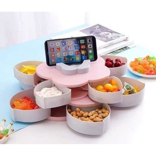 KHAY MỨT 2 TẦNG 10 NGĂN HÌNH BÔNG HOA ĐA NĂNG (RẺ VÔ ĐỊCH)