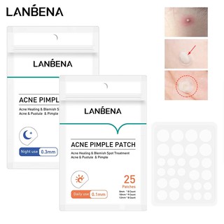 [Hàng mới về] Gói miếng dán Hỗ Trợ Giảm mụn hiệu quả LANBENA dùng ban đêm/ hàng ngày hoặc Set cả 2 gói