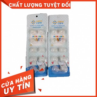 Đệm rửa mũi silicon Nanocare vỉ 10 núm