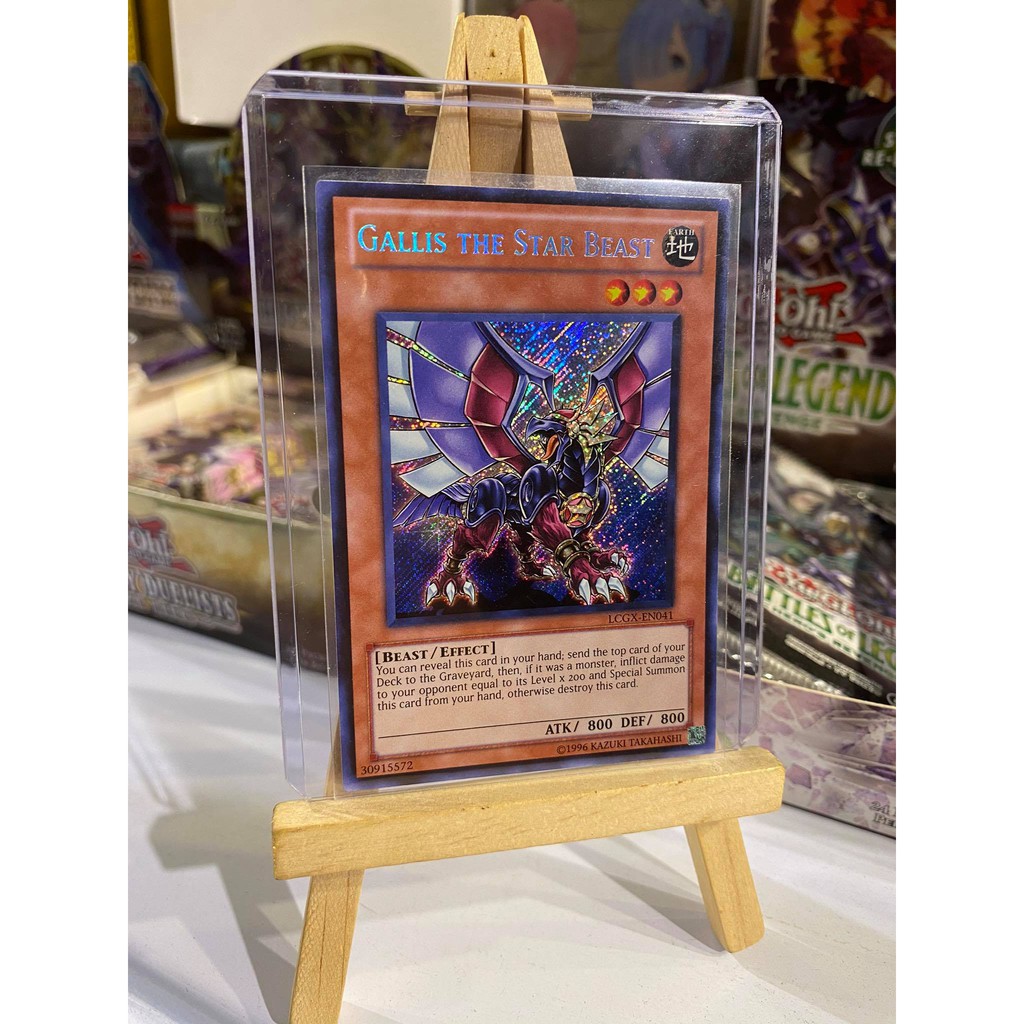 Lá bài thẻ bài Yugioh Gallis the Star Beast – Secret Rare - Tặng bọc bài nhựa bảo quản