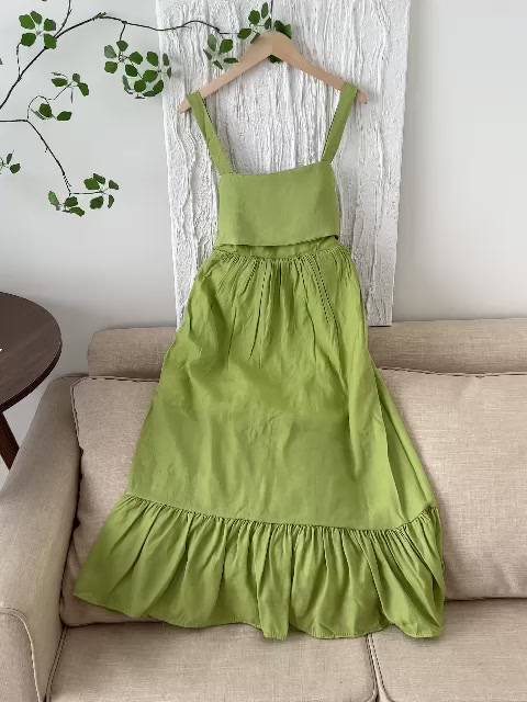 Váy 2 dây đầm maxi trắng nữ thắt nơ lưng váy dài đi biển xixeoshop - V31 | BigBuy360 - bigbuy360.vn