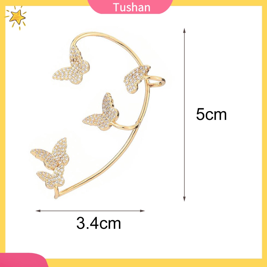 Khuyên kẹp tai nhẹ tinh tế cho đám cưới