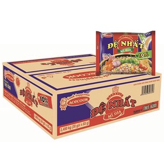 Thùng 30 gói mì Đệ Nhất thịt bằm 82g