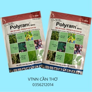 Thuốc Trừ Bệnh POLYRAM 80WG Đặc Trị Bệnh Chạy Dây Đốm Vòng Thán Thư Thối Trái Sương Mai