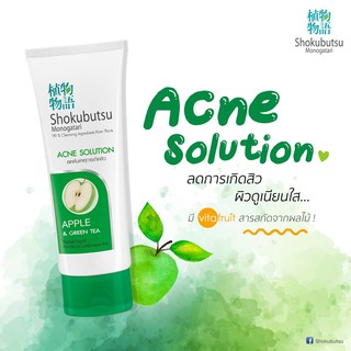 Sữa Rửa Mặt Shokubutsu Scrub – 100g