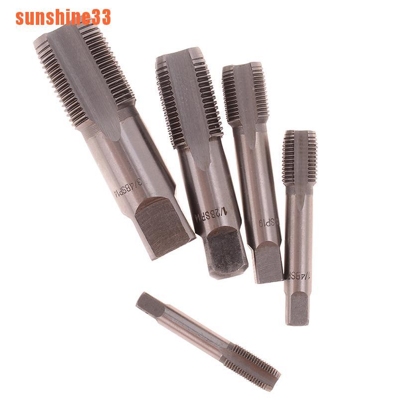 G1/8 1/4 3/8 1/2 3/4 HSS Taper Pipe Tap BSP Metal Screw Thread Cutting To