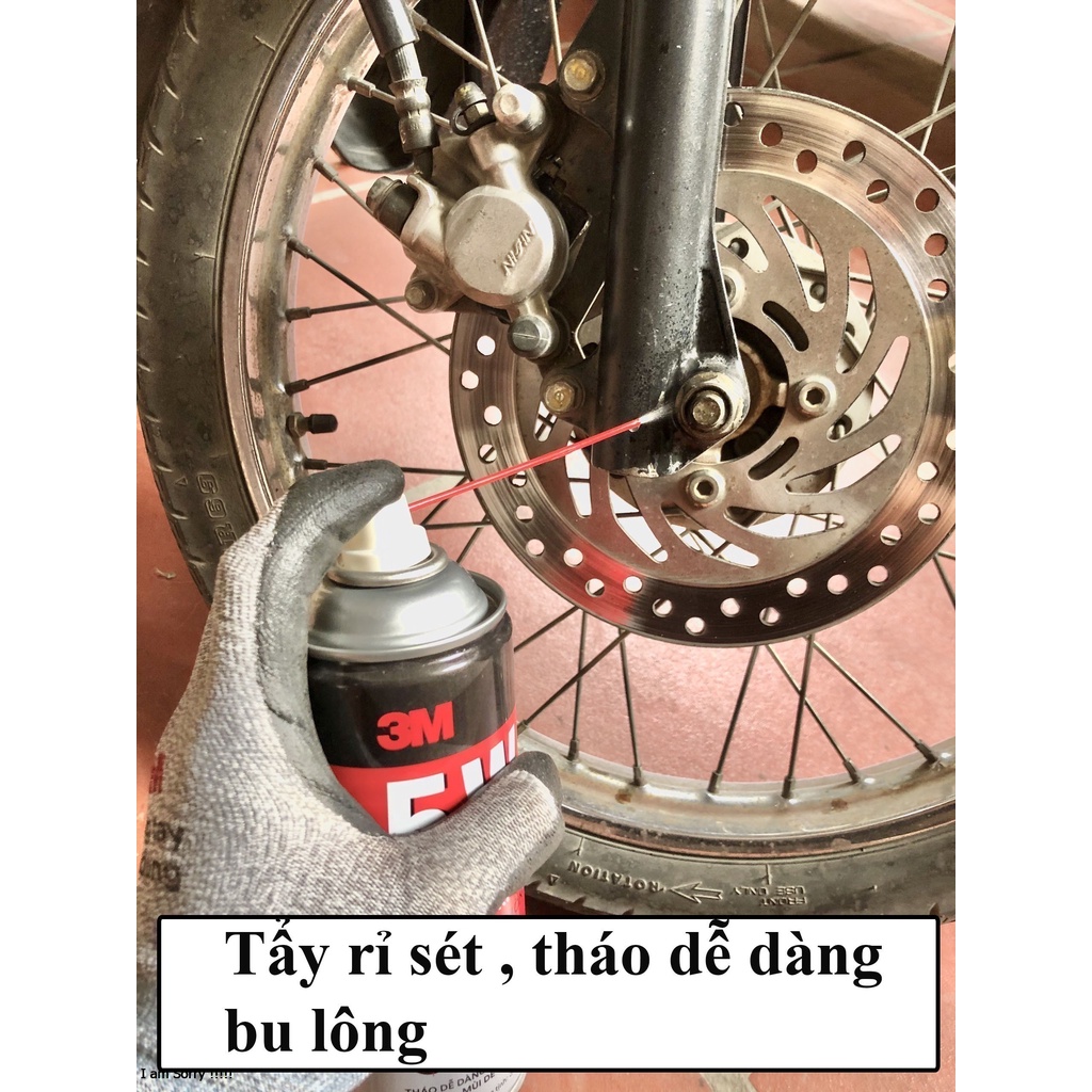 Chai tẩy rửa, bôi trơn, chống rỉ sét 3M 5W