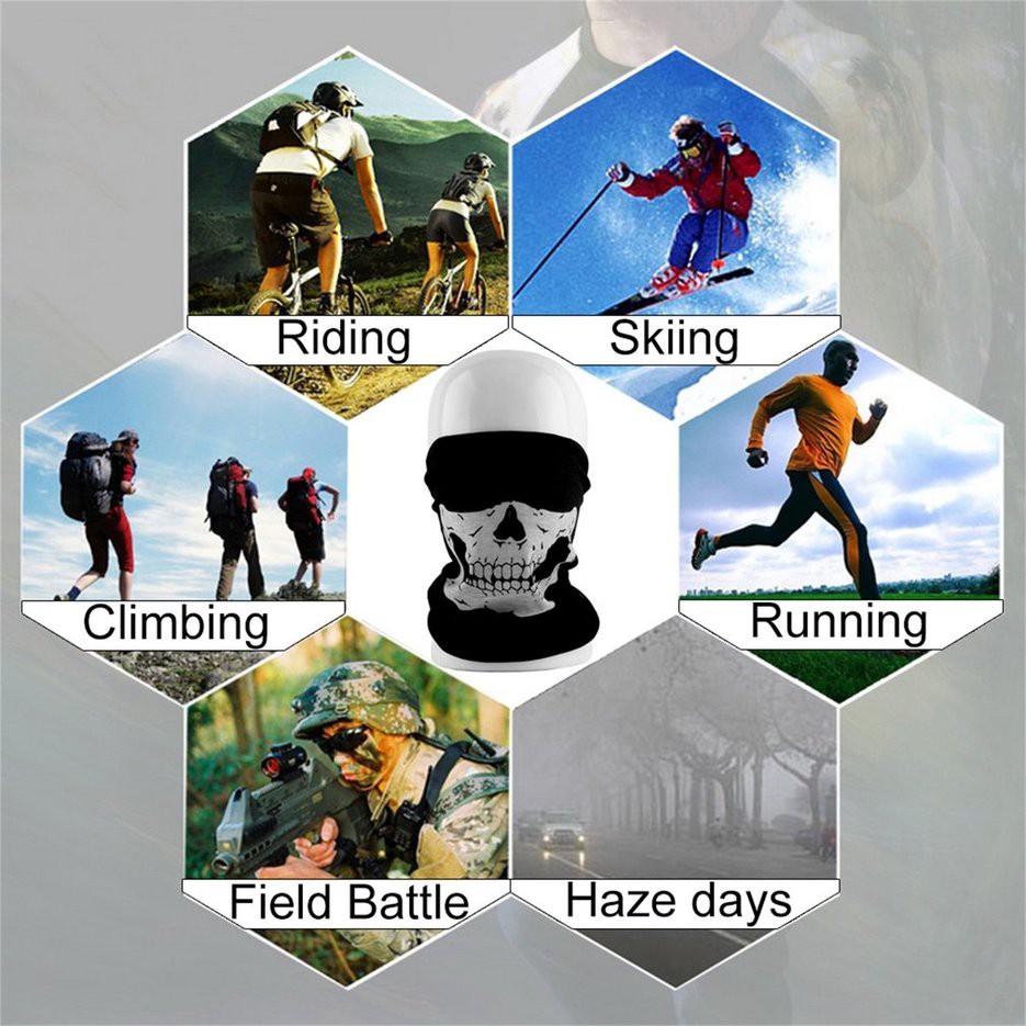 Khẩu trang đi phượt hình đầu lâu spring come | BigBuy360 - bigbuy360.vn