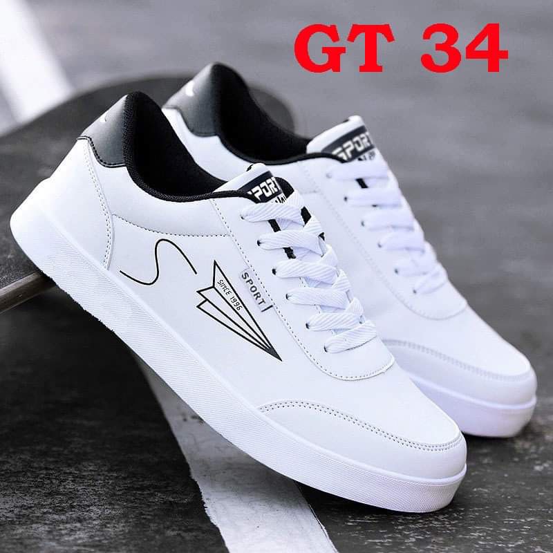 Giày Thể Thao Nam nữ Sneaker trắng Cao Cấp Da PU Bền Đẹp 2022