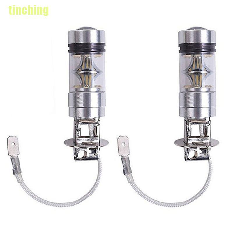 Bóng Đèn LED Chống Sương Mù 100w H3 12 / 24V Chất Lượng Cao