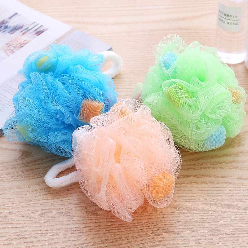 Bông tắm tạo bọt siêu mềm 2 lớp Hàng Nội Địa Trung