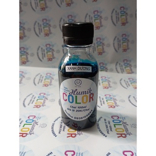 Nước nhuộm hoa humik color màu xanh dương 100ml