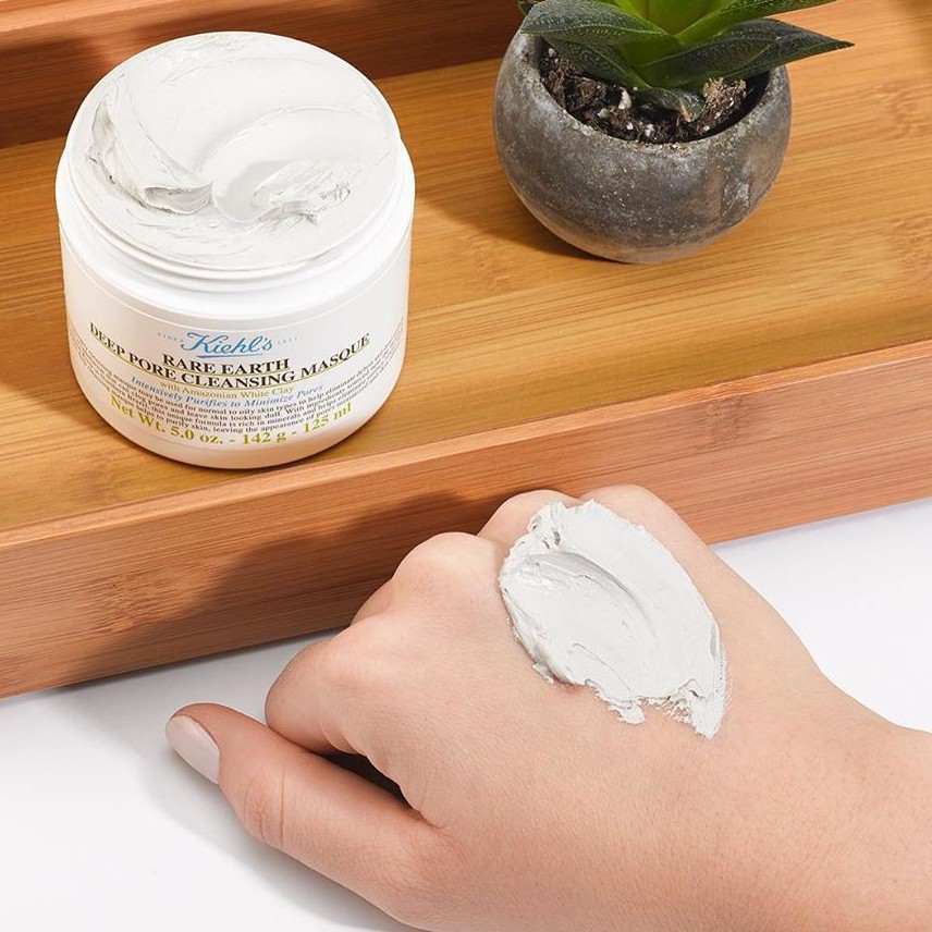 Mặt Nạ Đất Sét Dưỡng Trắng Sạch Mụn Đầu Đen Kiehl's Rare Earth Deep Pore Cleansing Masque