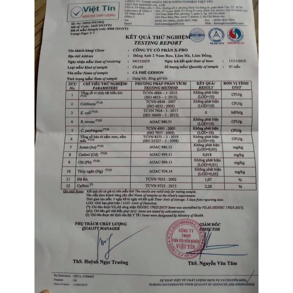 Cà phê thải độc đại tràng Gerson