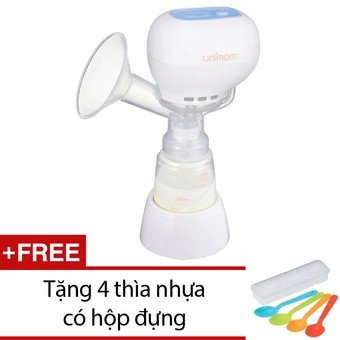 Máy hút sữa mẹ điện tử Unimom K-POP ECO 871104 (Trắng)+Quà