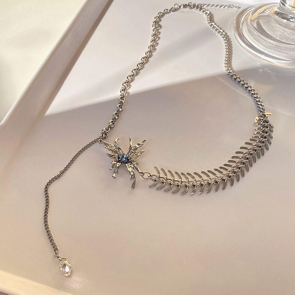 MOCHO Dây Chuyền Hình Xương Cá Phong Cách Hàn Quốc Thời Trang Cho Nữ