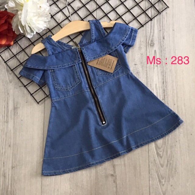Freeship 99k TQ_Đầm ứah jean