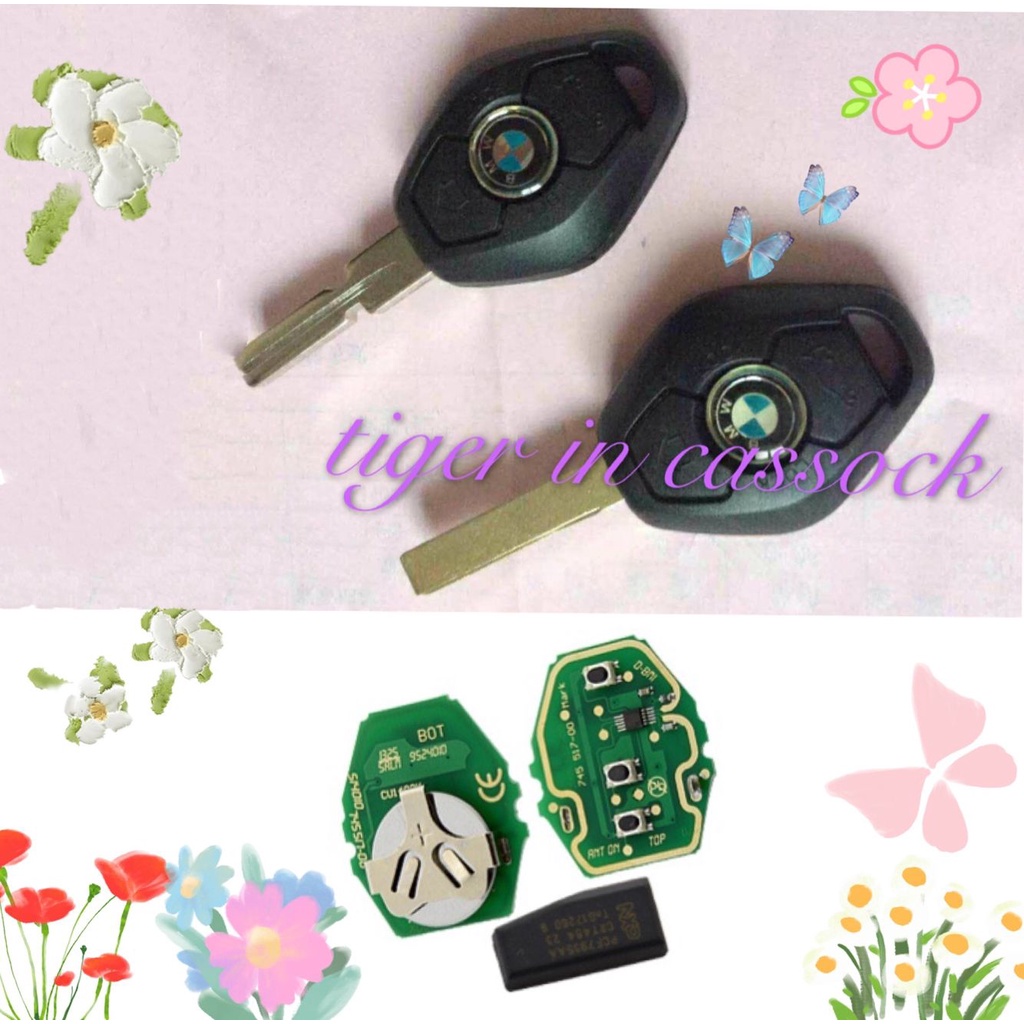Chìa Khóa Điều Khiển Từ Xa Thay Thế Tần Số 3 B EMS Với 44 Chip Cho BMW EWS E46 E39 3 5 7 Series
