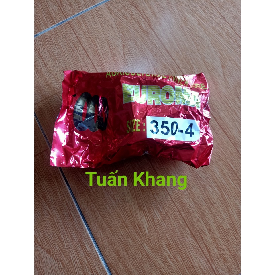 Ruột bánh xe bơm hơi, xăm bánh xe đẩy kí hiệu 350-4