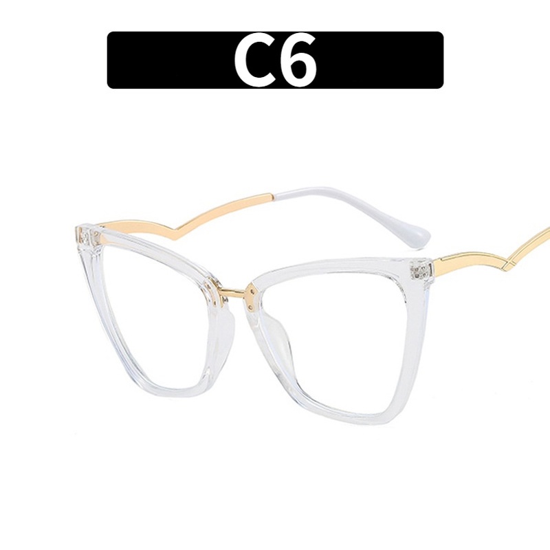 Kính Mắt Mèo Chống Ánh Sáng Xanh Thời Trang Phương Tây Cho Nữ