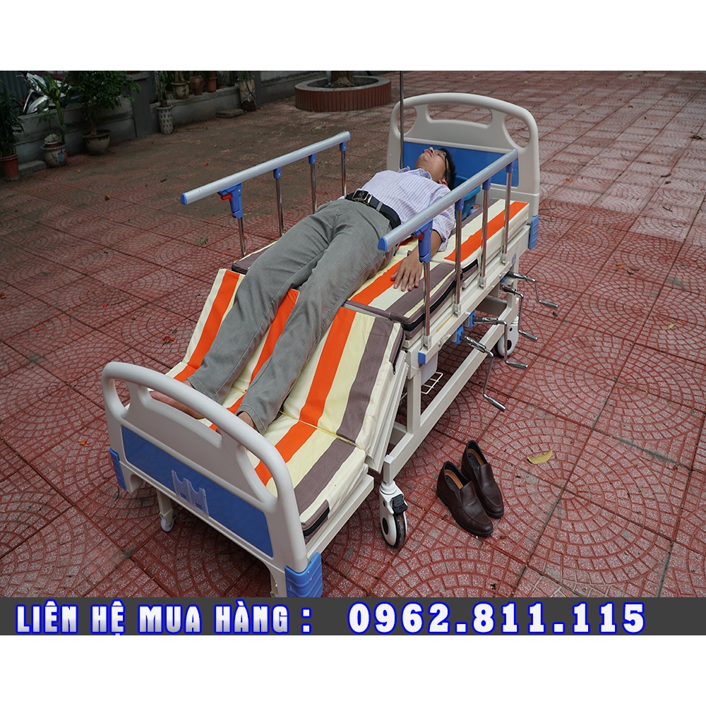 Giường Bệnh Nhân Đa Chức Năng - Chính Hãng Bảo Hành 12 Tháng