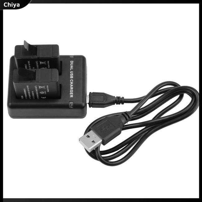 Bộ Sạc Pin Hai Cổng AHDBT-501 Cho GoPro Hero 5 6 7 HERO5