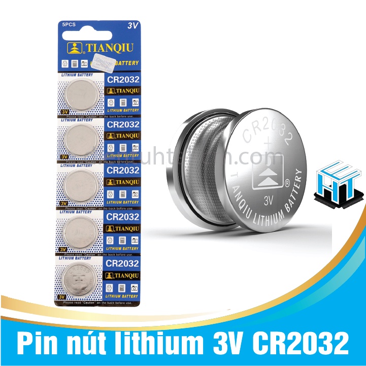 CR2032 - Pin nút lithium 3V dùng cho cân điện tử, máy tính CR2032