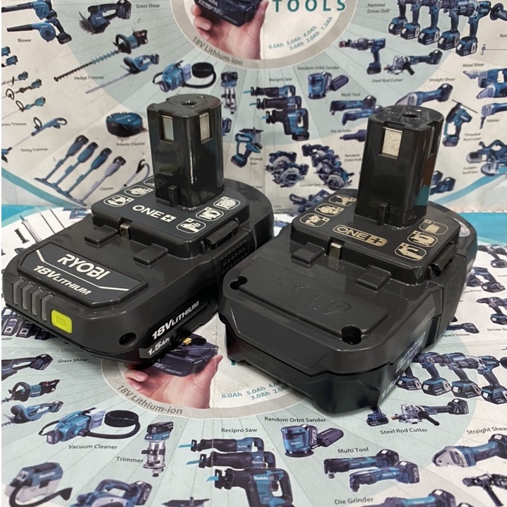 Pin Ryobi ONE + HP 18V 1.5Ah PBP002 và P189. BN.