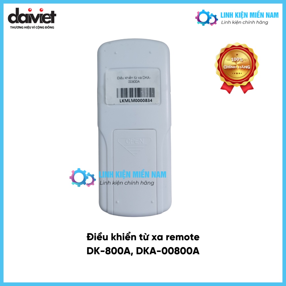 Điều khiền từ xa quạt điều hòa Daikio DK-800A DKA-00800A