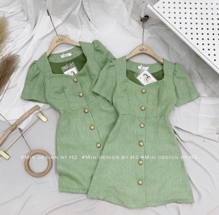 Váy Dạ Xanh Cốm