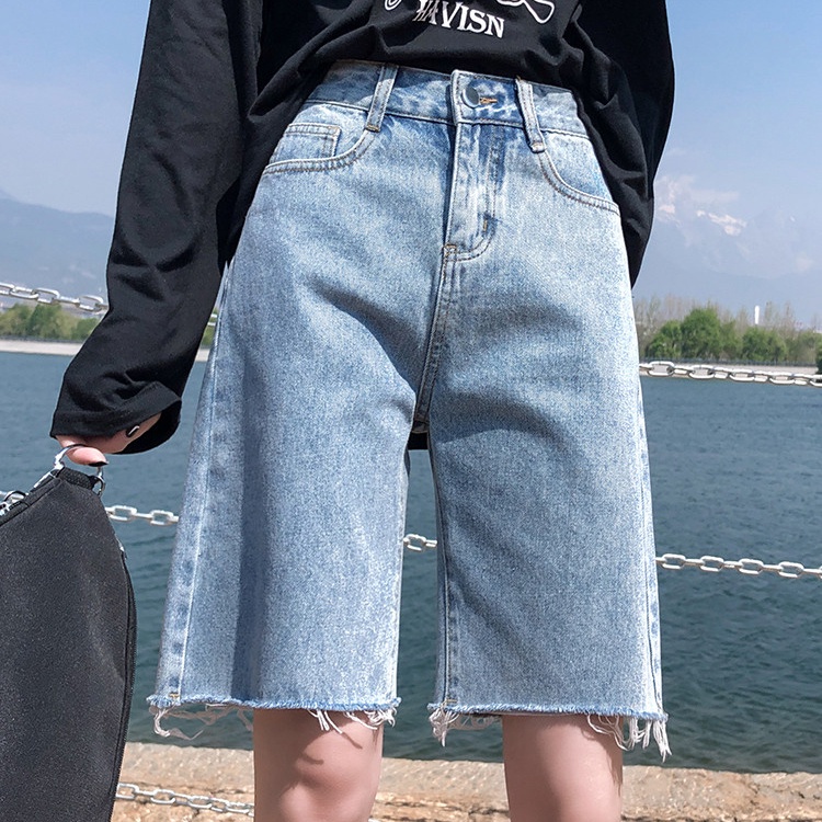 FS50K_Quần Short Jeans Nữ Cao Cấp OHS7022