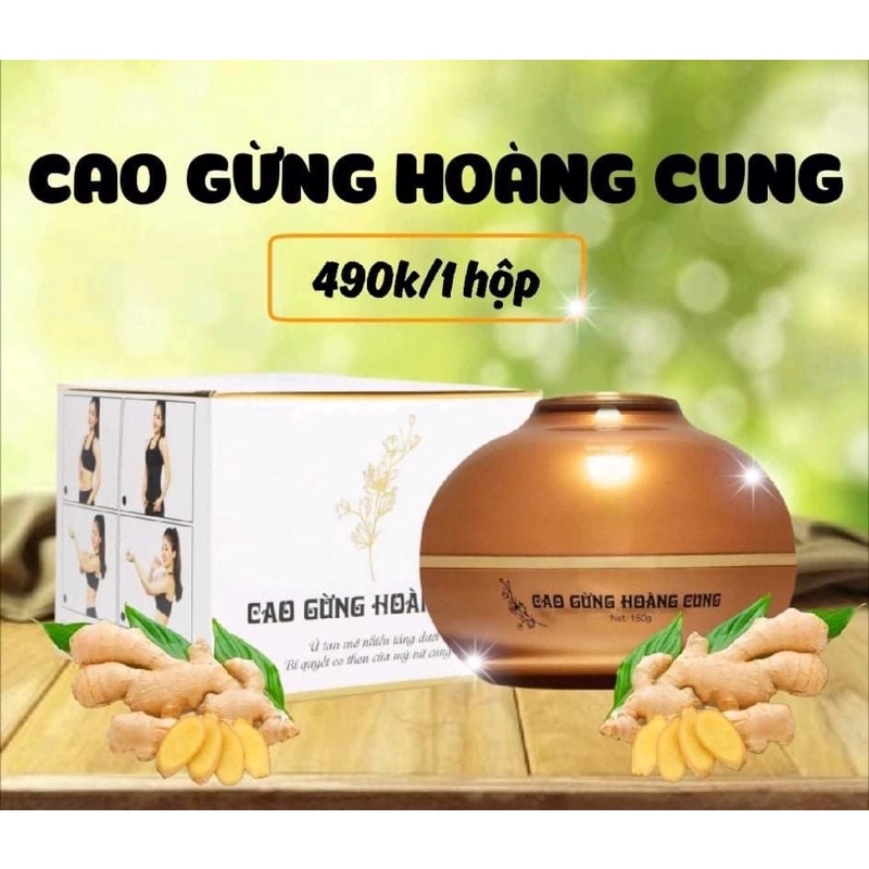 Cao gừng hoàng cung đánh tan mỡ bụng chính hãng, bao nhiêu tiền? mua ở đâu?