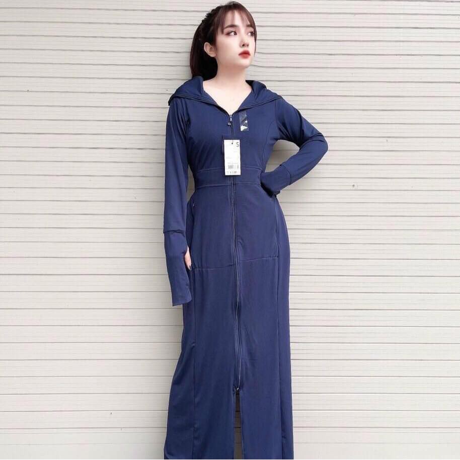 Áo chống nắng toàn thân nữ NANGFASHION thun hạt xoàn loại 1 dầy dặn, thoáng khí