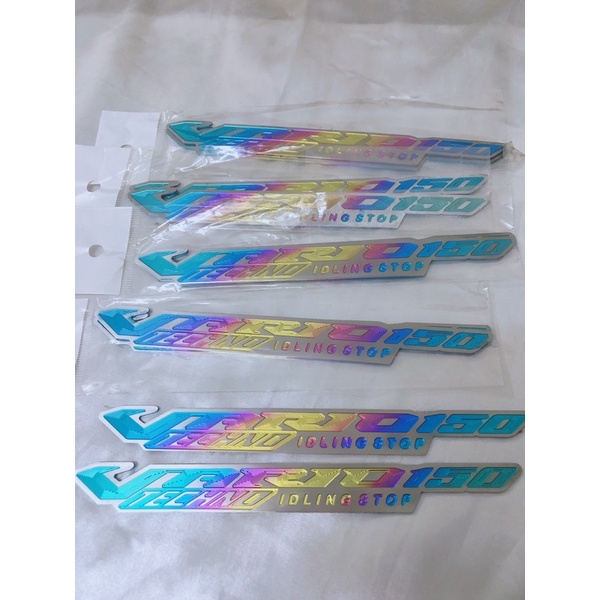 TEM TITAN CHỮ DÁN DÀN ÁO 2 BÊN CỰC ĐẸP CHO CÁC DÒNG XE