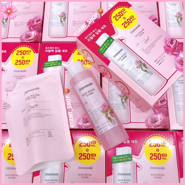 Nước Hoa Hồng MAMONDE ROSE WATER TONER