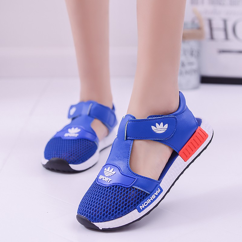 Korean Summer Baotou Sandals Soft Sole Soft Sole Children's Mesh Shoes