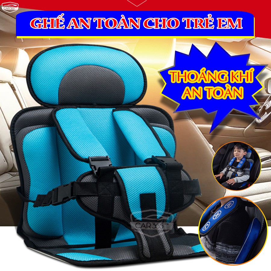 Ghế an toàn cho bé dùng trên ô tô xe hơi CAR365 - Chắc chắn và an toàn bảo vệ 24/24 khi đi xe - CAR23