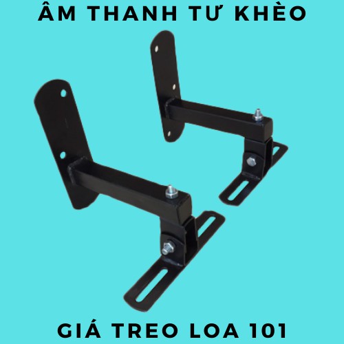 Bộ 2 giá treo loa cỡ nhỏ dành riêng cho loa 101 và 151, chất liệu kim loại cứng và bền