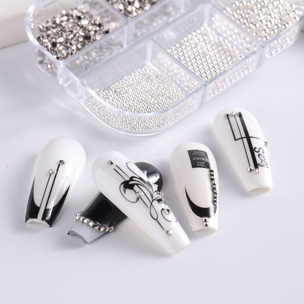 XIANTIN Miếng Dán Kim Loại Trang Trí Móng Tay