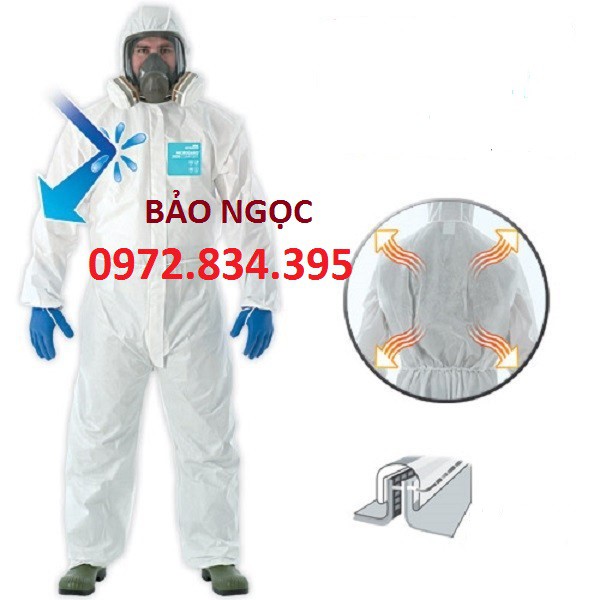 Quần áo Microgard 2000 -quần áo chống hóa chất phun sơn-sẵn hàng