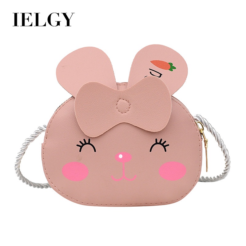 Túi đeo vai mini IELGY hình động vật hoạt hình dễ thương thời trang cho bé