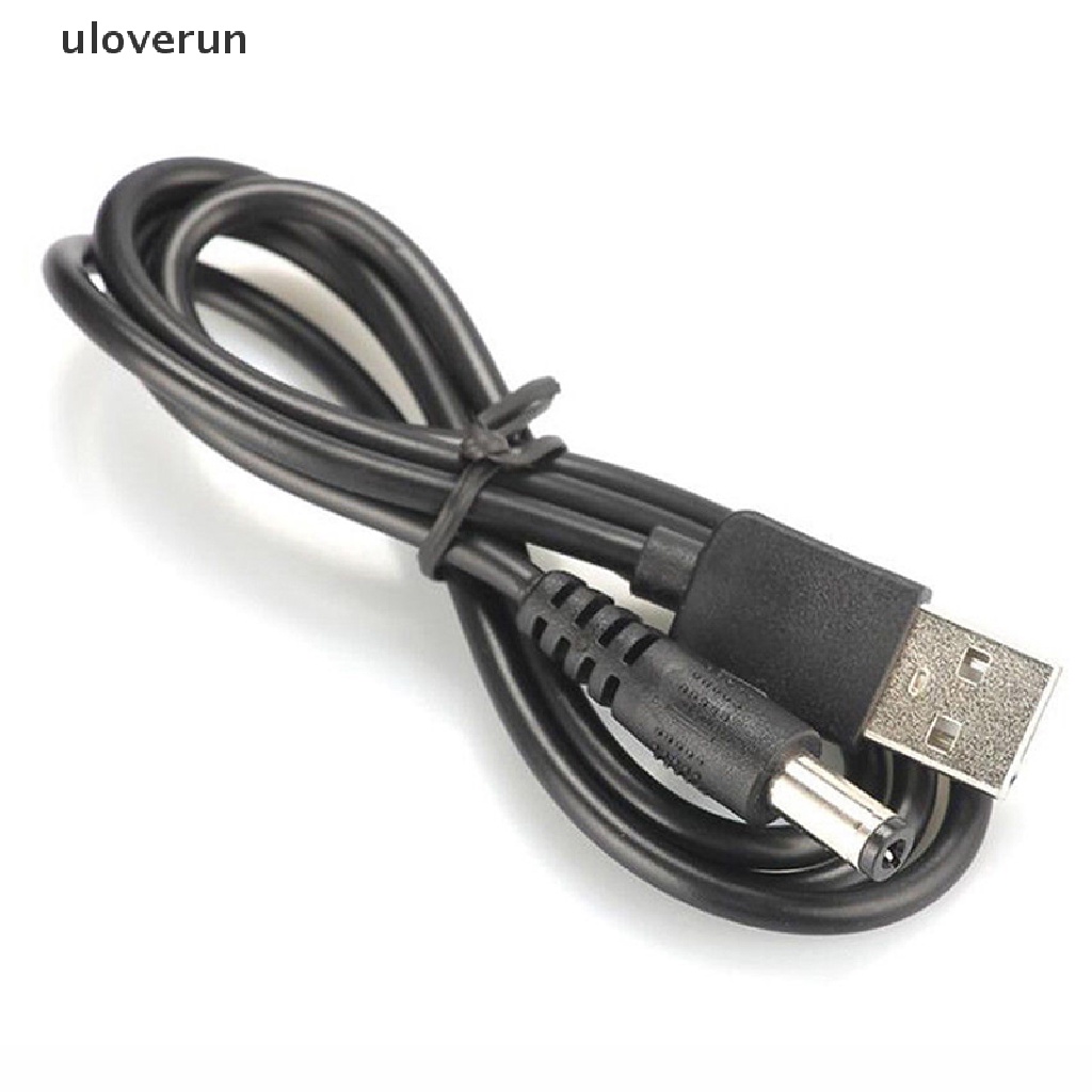 Dây Cáp Kết Nối Chuyển Đổi Cổng USB Sang Cổng 2.5 3.5 4.0 5.5mm 5V DC Tiện Dụng Đen